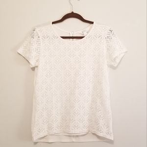 Market & Spruce Hans Crochet Front Top